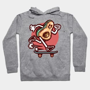 skateboarding avocado Hoodie